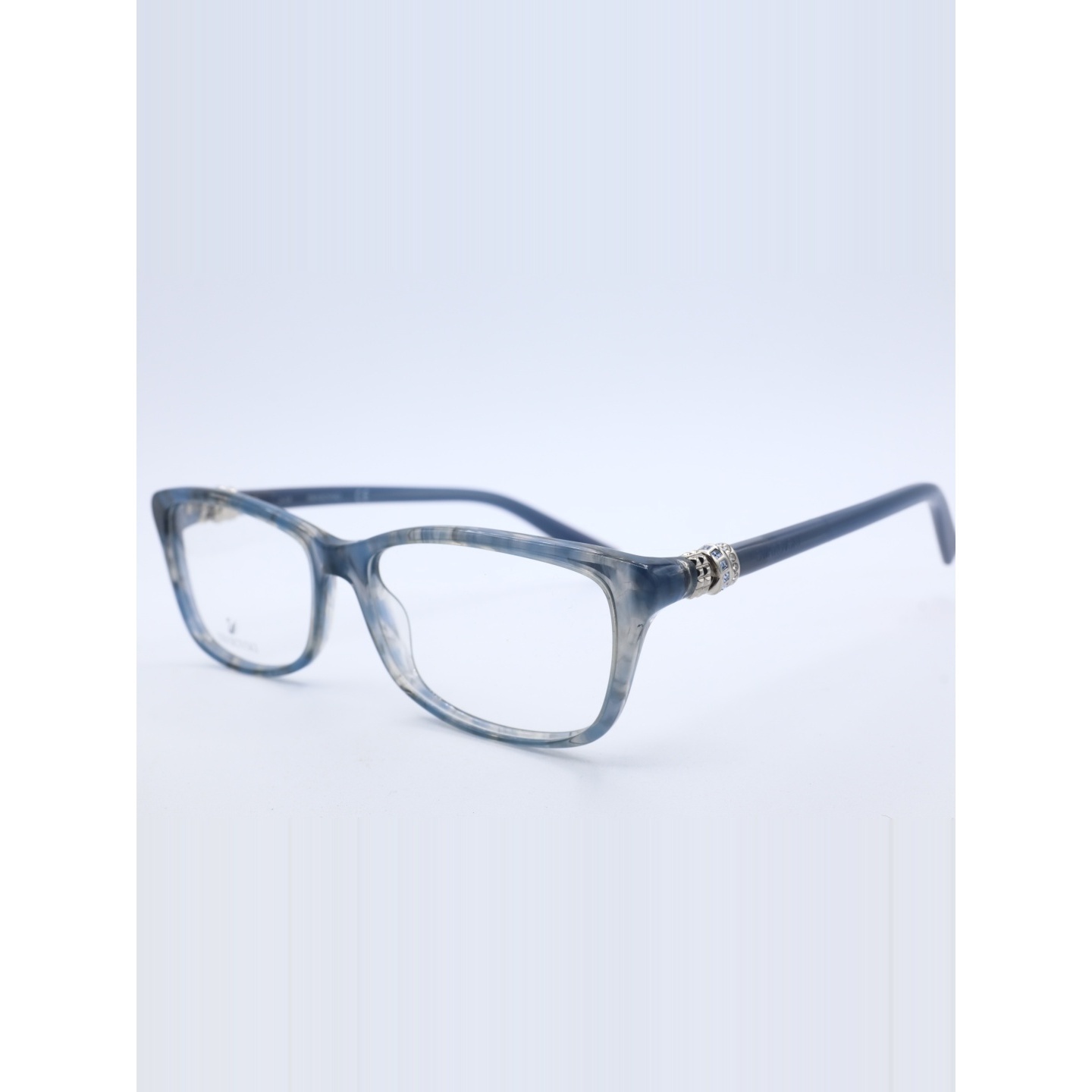 Swarovski Sk 5243 090 Blue Full Rim Plastic Eyeglasses Frame 5415135